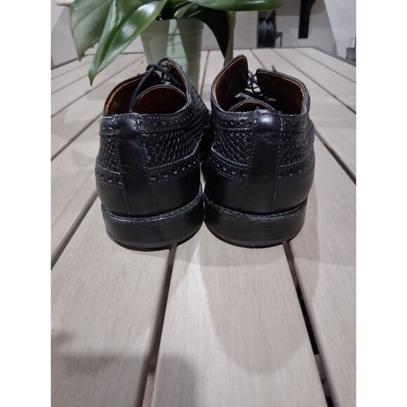 Allen Edmonds Leiden Men’s Black Leather Derby Shoes Sz 10 Made In USA Boxed main image 9